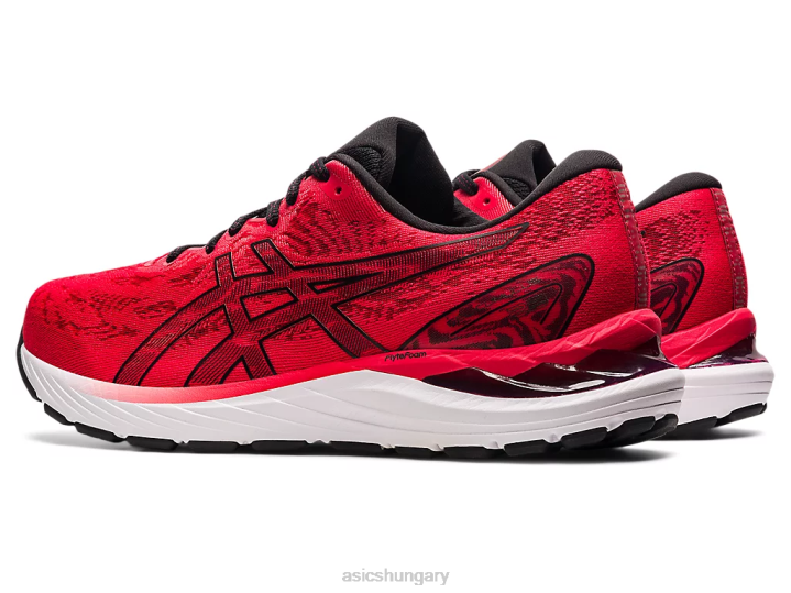 asics elektromos piros/fekete magyarország N2T21856