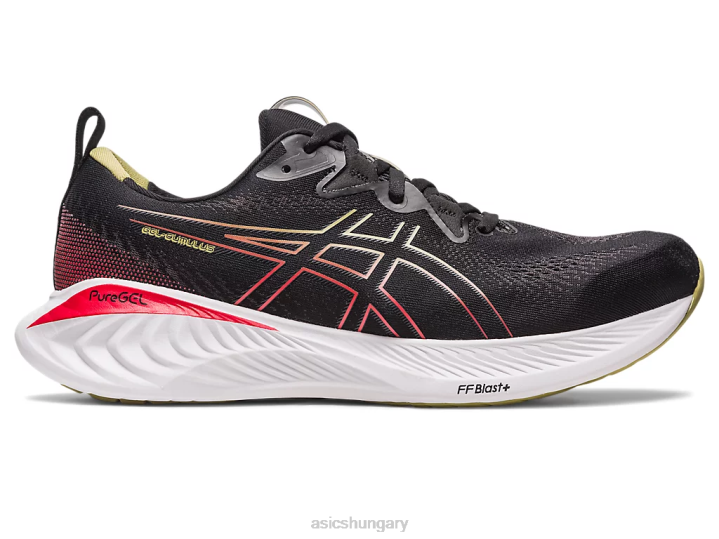 asics fekete/elektromos piros magyarország N2T2123