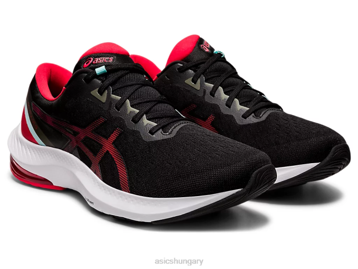 asics fekete/elektromos piros magyarország N2T21729