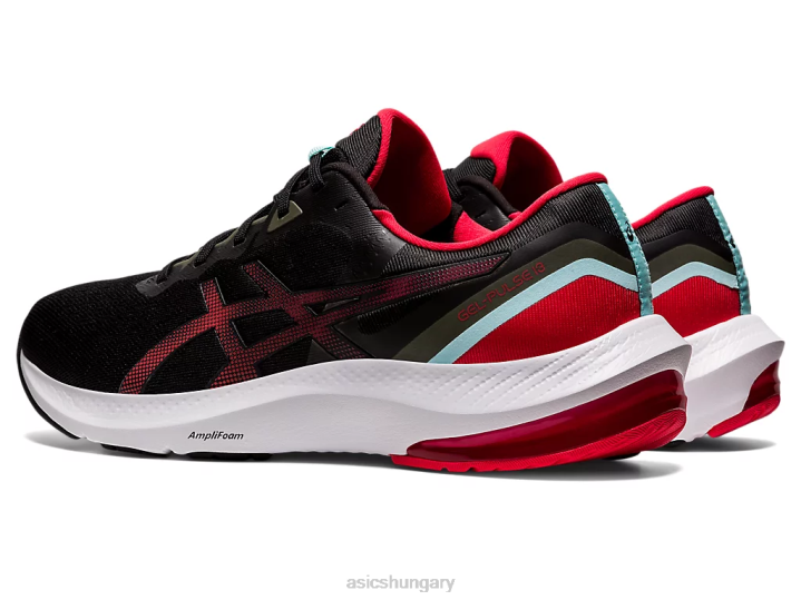 asics fekete/elektromos piros magyarország N2T21729