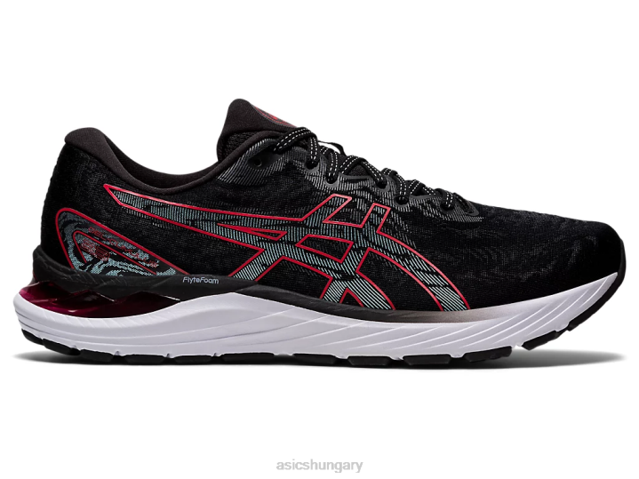 asics fekete/elektromos piros magyarország N2T21853