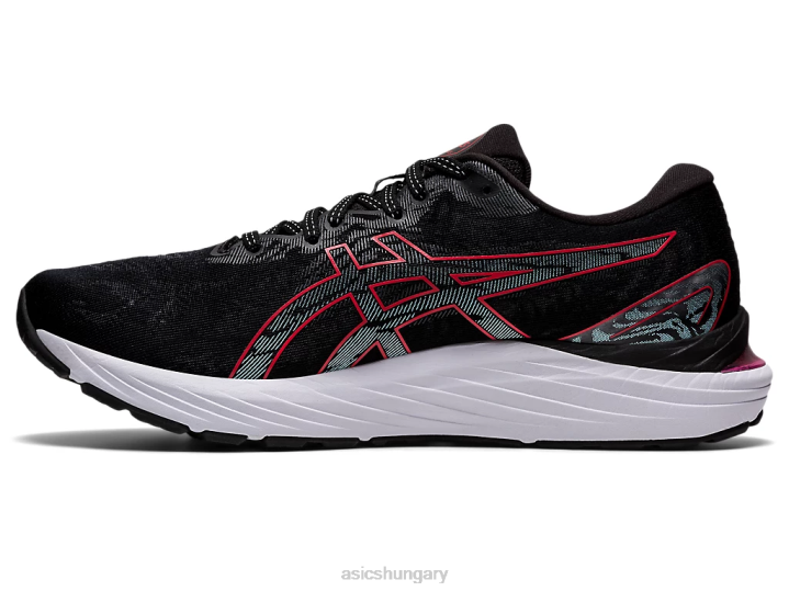 asics fekete/elektromos piros magyarország N2T21853