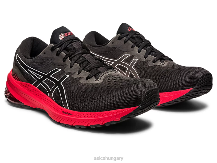 asics fekete/elektromos piros magyarország N2T2425