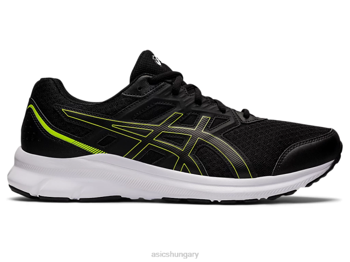 asics fekete/veszélyzöld magyarország N2T21377