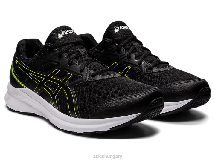 asics fekete/veszélyzöld magyarország N2T21377