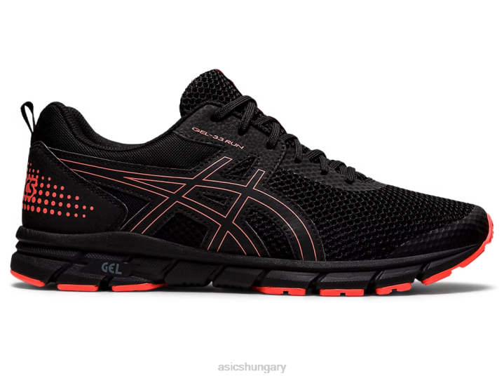 asics fekete/villanó korall magyarország N2T2896