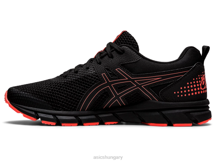 asics fekete/villanó korall magyarország N2T2896