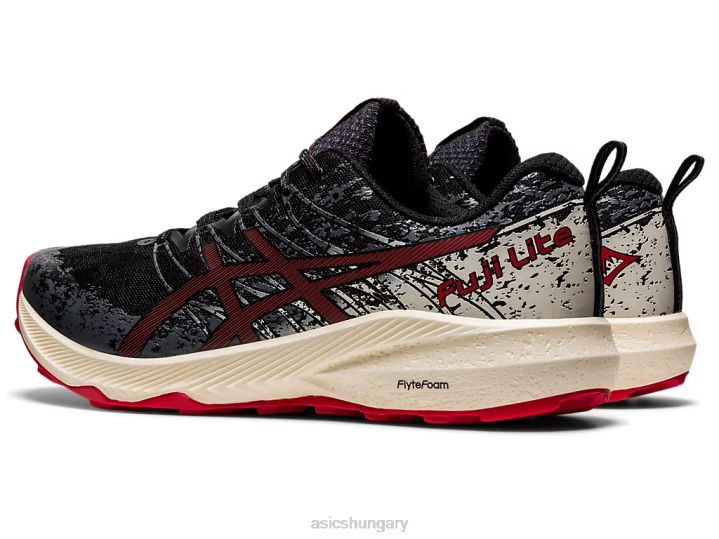 asics fekete/elektromos piros magyarország N2T21661