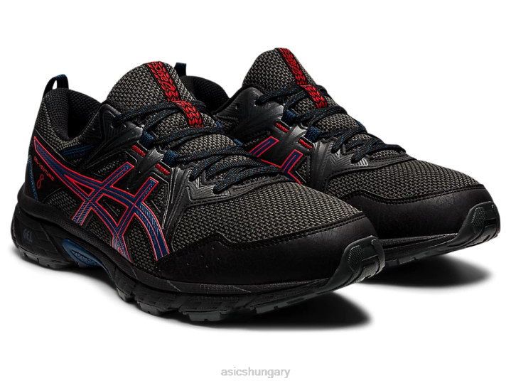 asics fekete/tűzpiros magyarország N2T21488