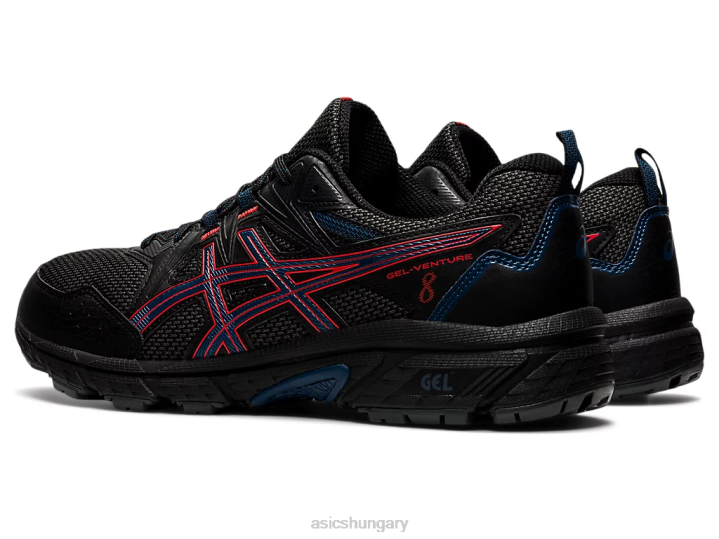 asics fekete/tűzpiros magyarország N2T21488