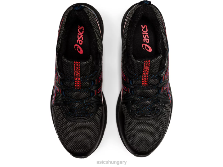 asics fekete/tűzpiros magyarország N2T21488