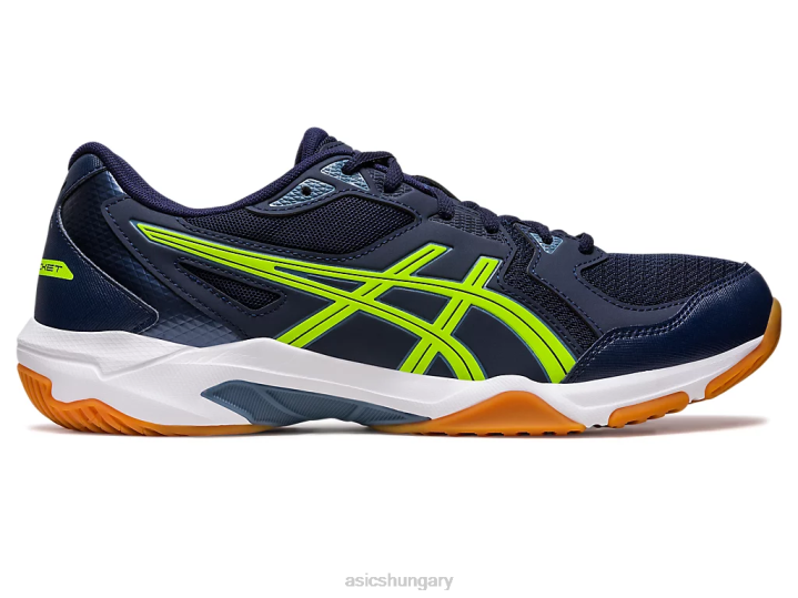 asics éjfél/veszélyzöld magyarország N2T2407