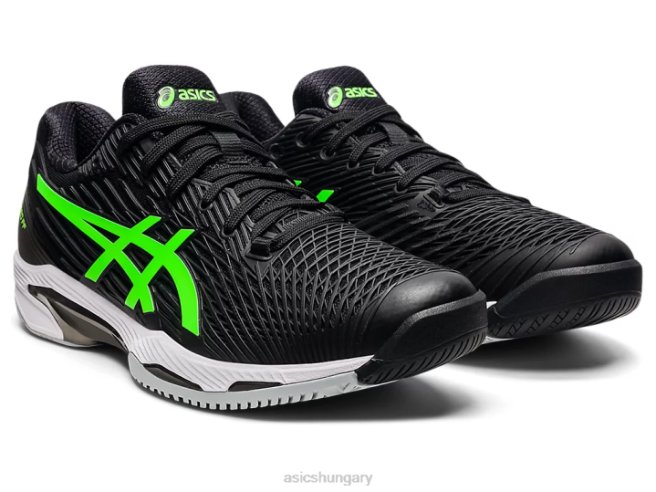 asics fekete/zöld gekkó magyarország N2T21541