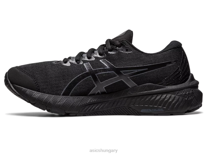 asics fekete magyarország N2T24335