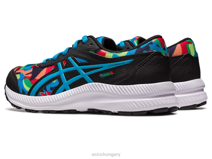 asics fekete/szigetkék magyarország N2T24256