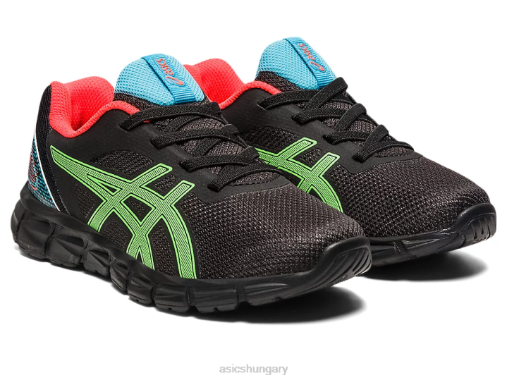 asics fekete/zöld gekkó magyarország N2T24295