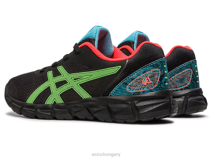 asics fekete/zöld gekkó magyarország N2T24295