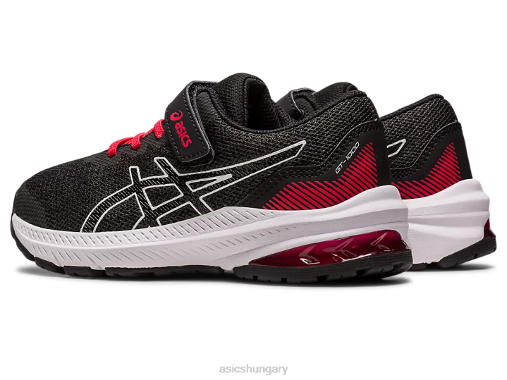 asics fekete/elektromos piros magyarország N2T24288