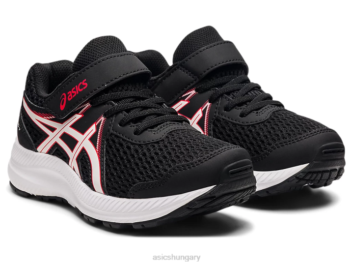 asics fekete/elektromos piros magyarország N2T24512