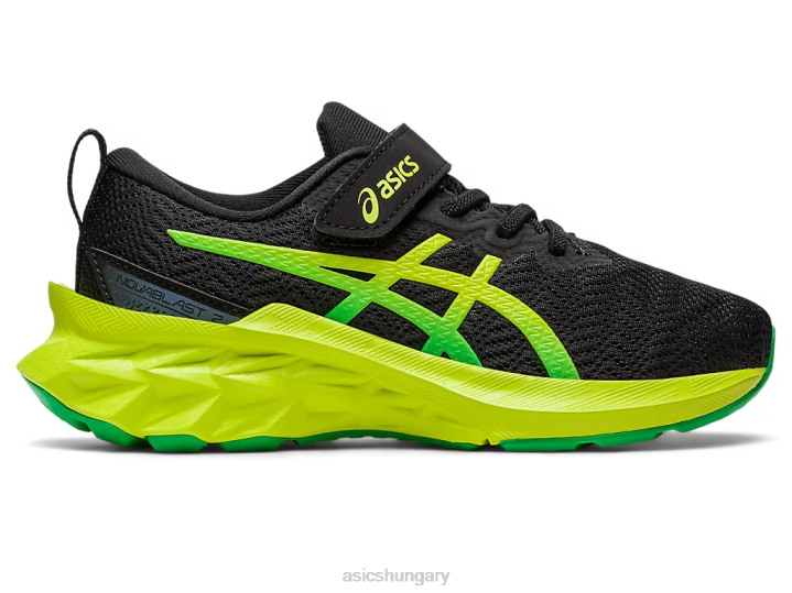 asics fekete/lime héja magyarország N2T24224