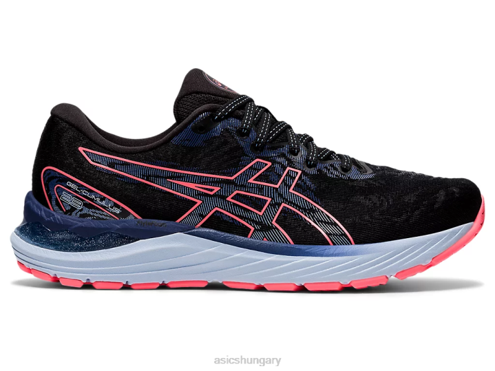 asics fekete/lángoló korall magyarország N2T23886