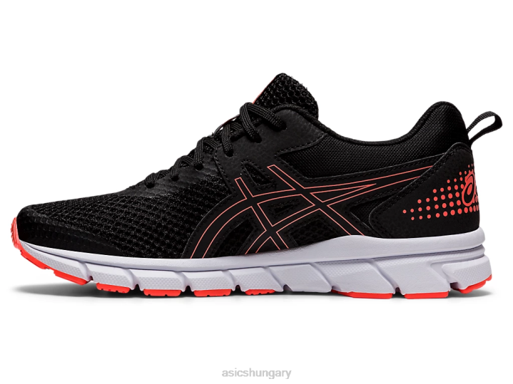 asics fekete/villanó korall magyarország N2T23911