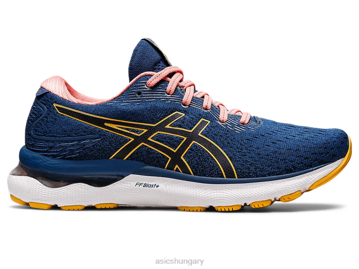 asics éjfélkék/tigrissárga magyarország N2T22667