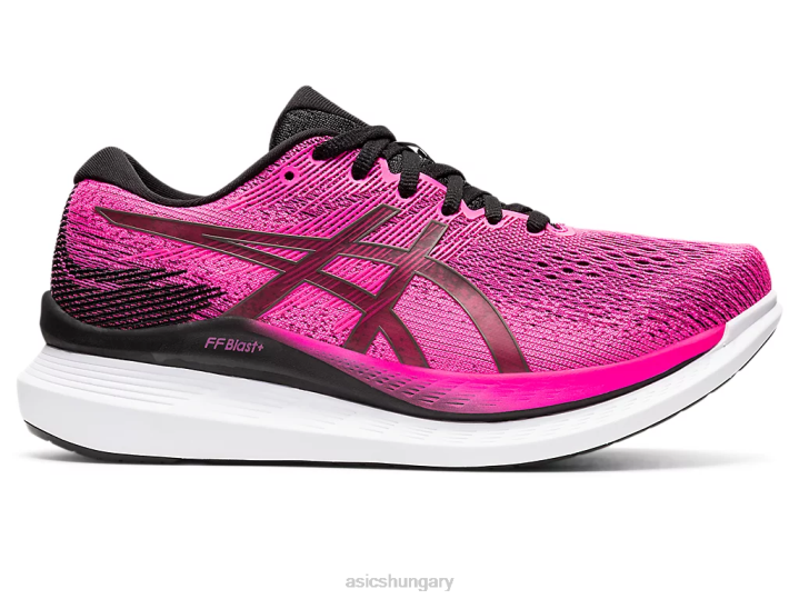 asics rózsaszín glo/fekete magyarország N2T23106